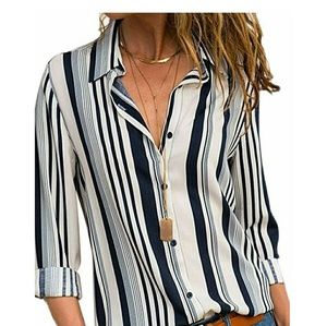 Blue/White Striped buttondown